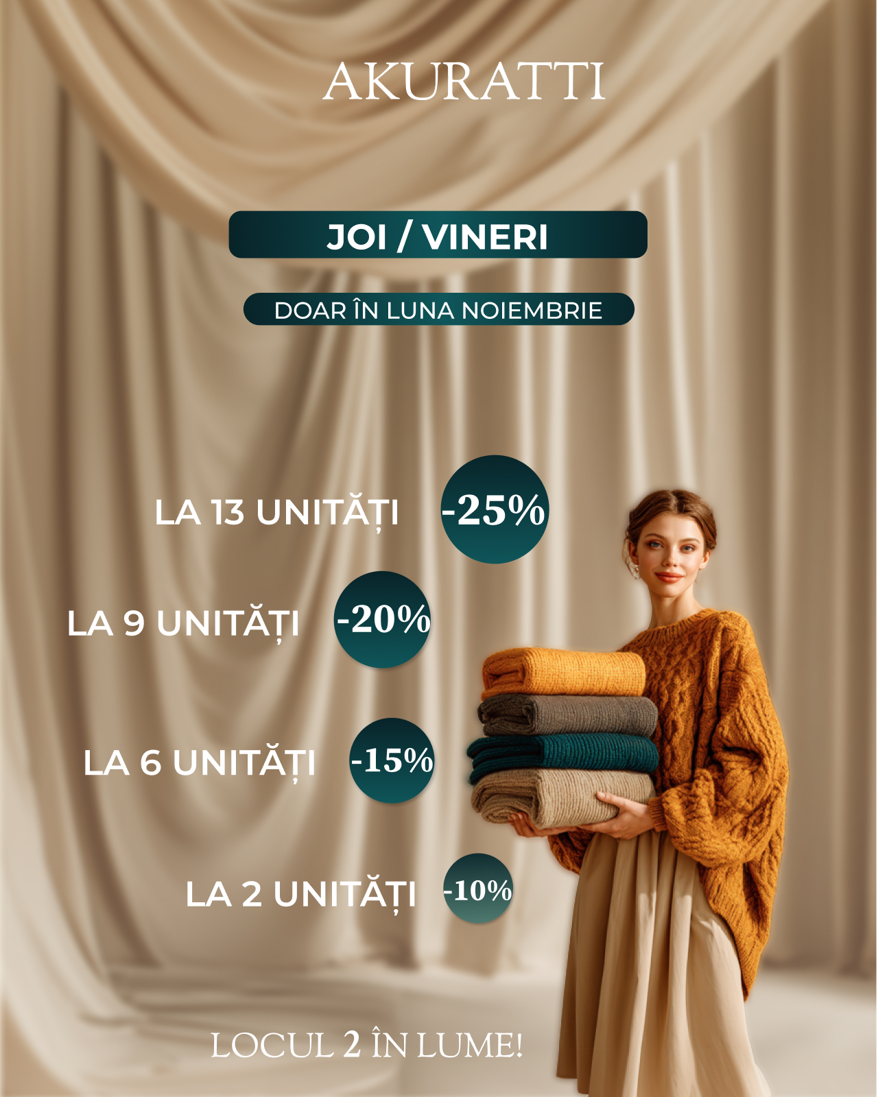 Reduceri progresive JOI & VINERI — curățenie pentru toată familia, la prețuri mai mici